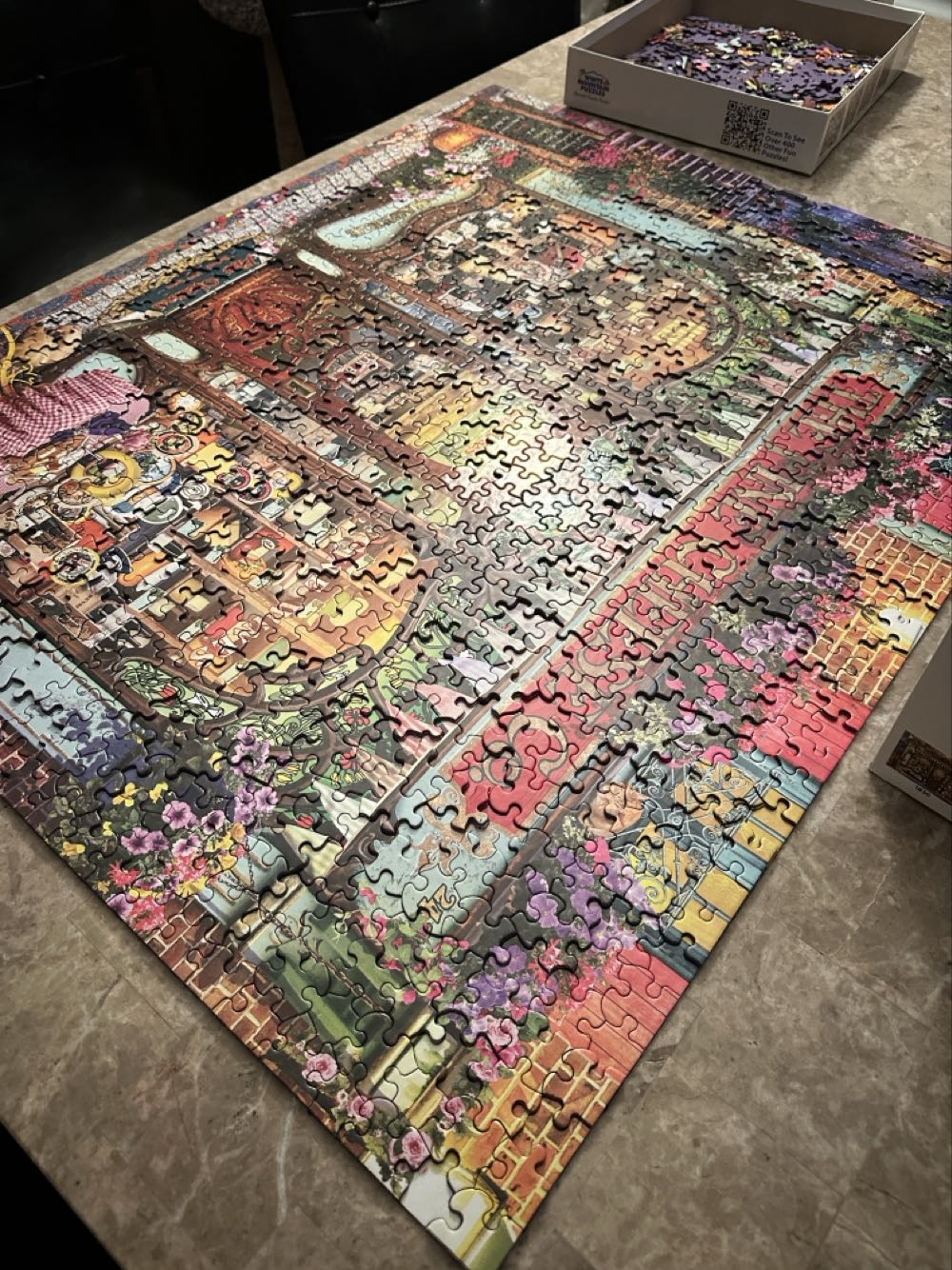 Wine & Cheese Shop - 1035, 3/7/26-TRADED - White Mountain Puzzles puzzle collectible [Barcode 724819266739] - Main Image 4