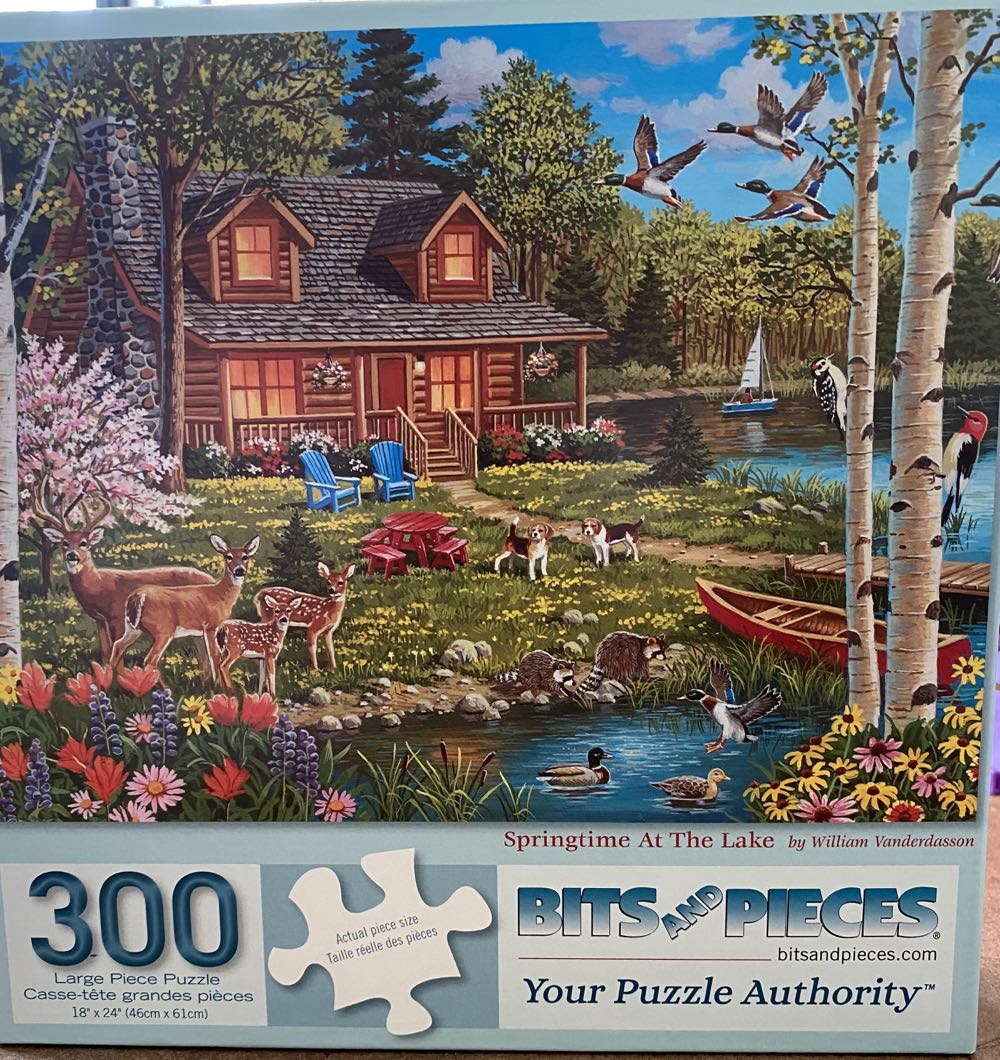 Springtime At The Lake - Bits & Pieces puzzle collectible [Barcode 192949078452] - Main Image 1