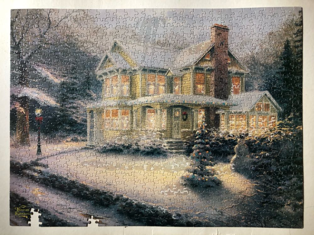 Thomas Kinkade Victorian Christmas III - Ceaco puzzle collectible - Main Image 2