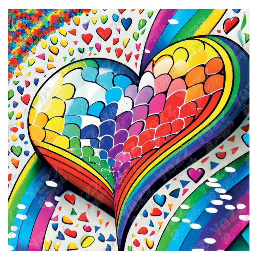 Mosaic Heart - Yazz Puzzle puzzle collectible [Barcode 8699375067972] - Main Image 2