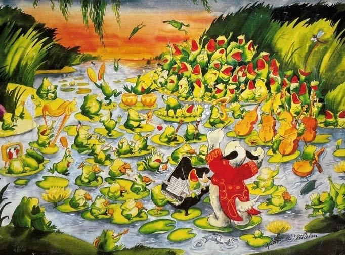 Frog Concert  puzzle collectible - Main Image 2