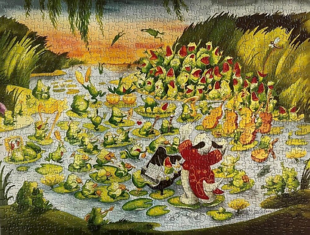 Frog Concert  puzzle collectible - Main Image 3