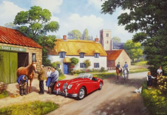 The Village Smithy - Falcon de luxe puzzle collectible [Barcode 8710126154687] - Main Image 2