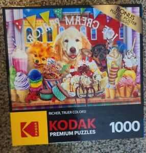 Ice Cream Parlor Pups - Kodak puzzle collectible [Barcode 4895145450171] - Main Image 1