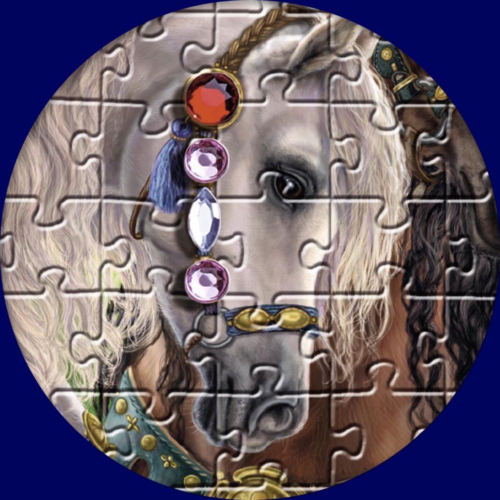 Adorable Stallions Brilliant 🟦 - Ravensburger puzzle collectible [Barcode 4005556149117] - Main Image 3