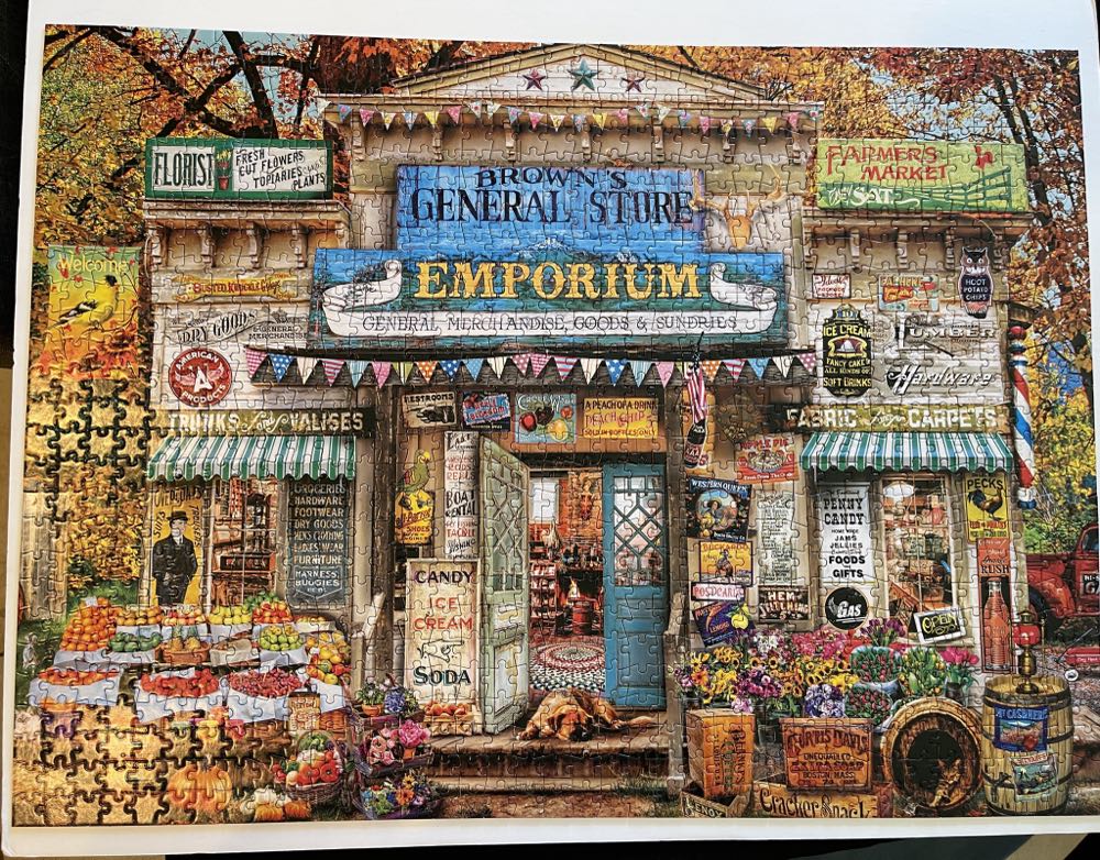 Browns General Store ✅ - Buffalo Games puzzle collectible - Main Image 2
