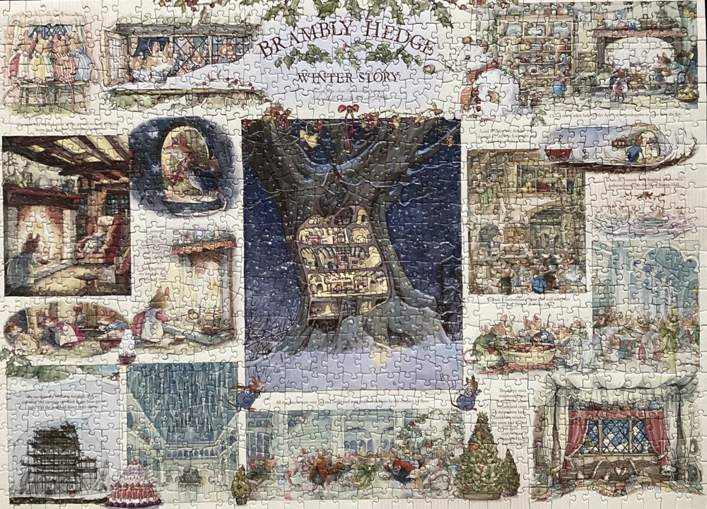Brambly Hedge Winter Story  - Cobble Hill puzzle collectible [Barcode 625012400183] - Main Image 2