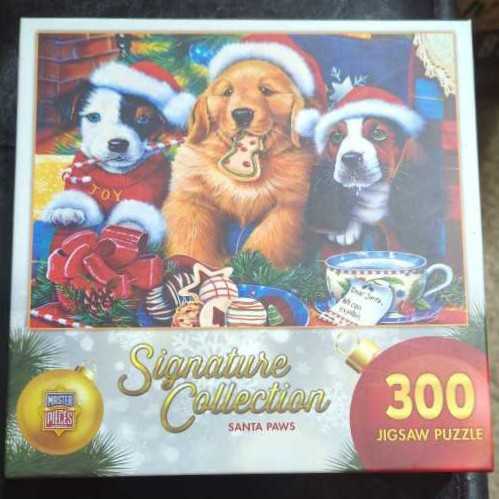 Santa Paws - Master Pieces puzzle collectible [Barcode 705988503375] - Main Image 1