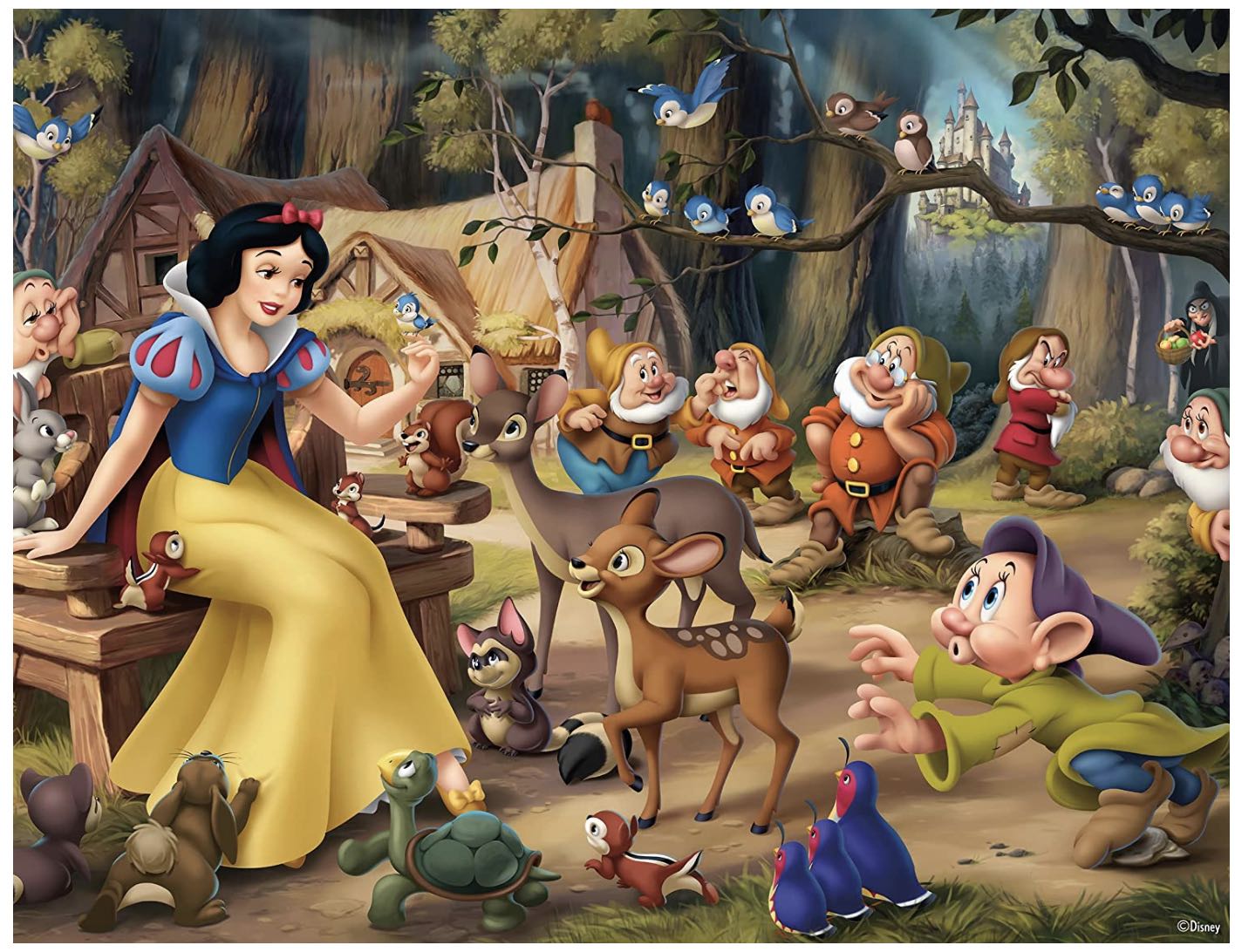 Snow White’s Delight (NIB) From Nannie 🐝 - Ceaco puzzle collectible [Barcode 021081320061] - Main Image 2