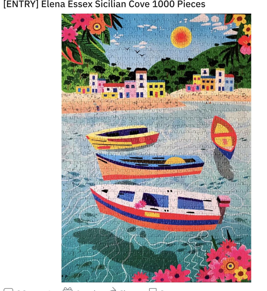 Sicilian Cove - Elena Essex puzzle collectible - Main Image 2
