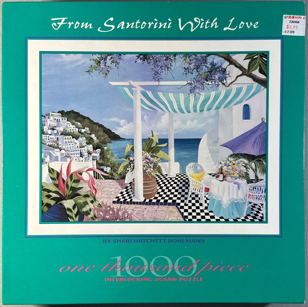 From Santorini With Love - Ceaco puzzle collectible [Barcode 021081033053] - Main Image 1