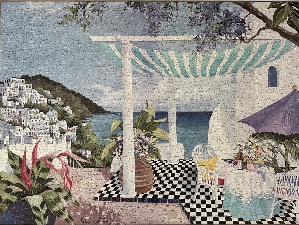 From Santorini With Love - Ceaco puzzle collectible [Barcode 021081033053] - Main Image 2