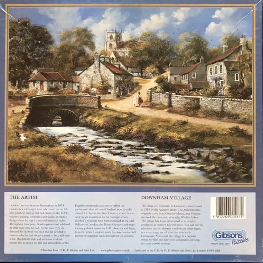 Downham Village - Gibsons puzzle collectible [Barcode 5012269005875] - Main Image 4