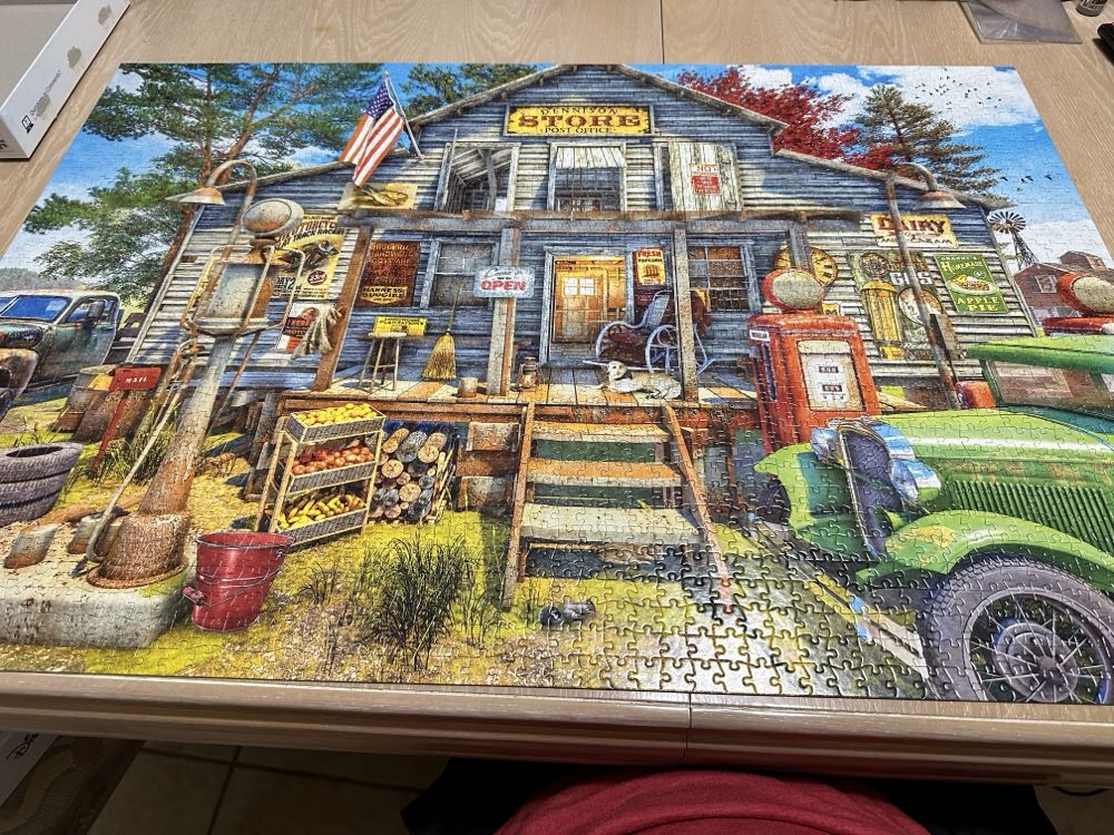 Dennison’s Store & Post Office - Buffalo Games puzzle collectible - Main Image 2