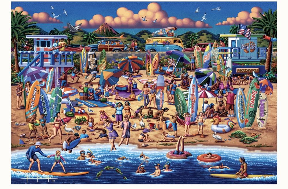 Idaho Map 500 Piece Mi Puzzles Jigsaw Puzzle 24” X 18” Interlocking Made In Usa