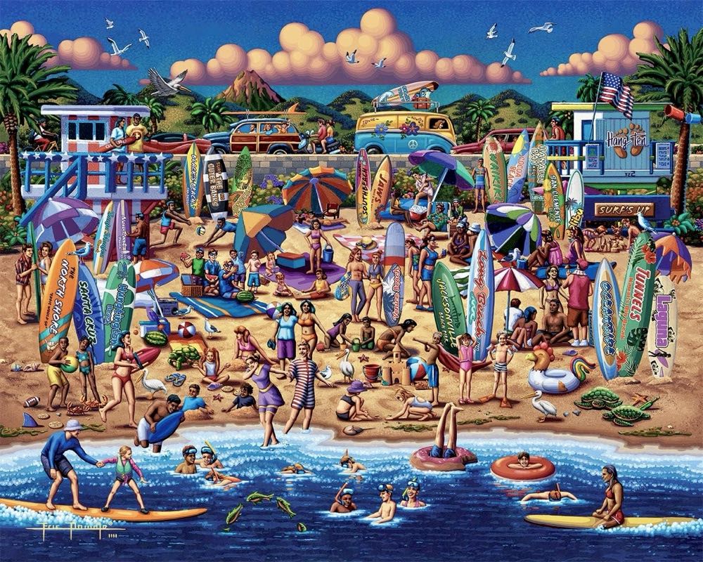 Surfin USA - Dowdle puzzle collectible - Main Image 2