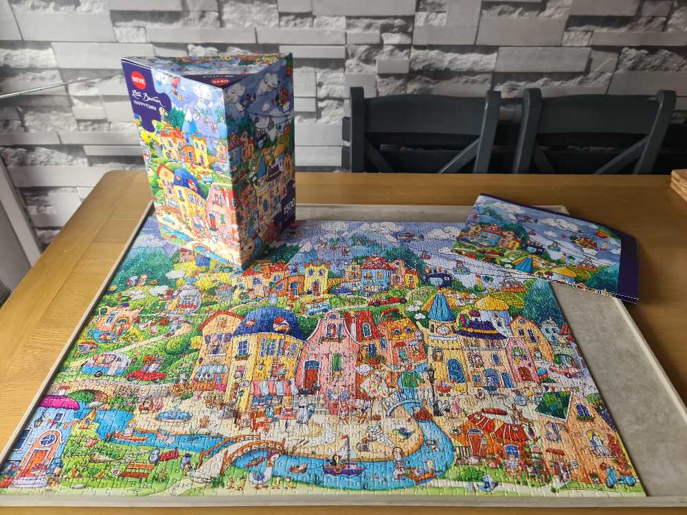 #Happy Town 1500 PIECES 😁 COMPLETED 06/03/2024 - HEYE puzzle collectible - Main Image 3