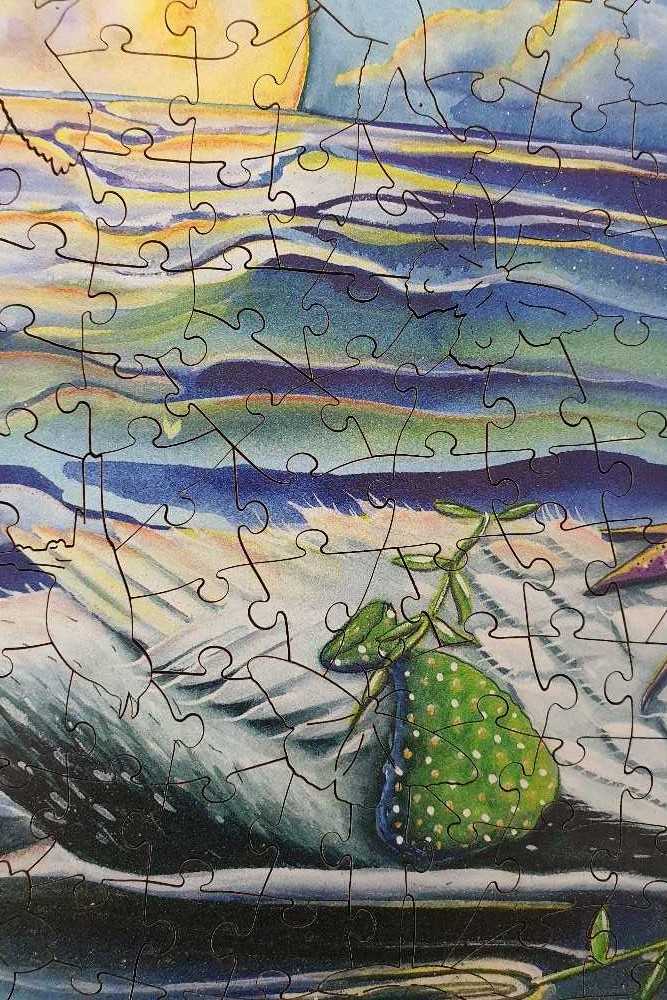 Moonlight Crossing - Wentworth Wooden Puzzles puzzle collectible [Barcode 6050265388034] - Main Image 4