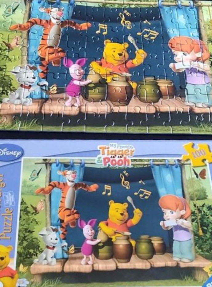 Tigger & Pooh (Winnie) 🟦 - Ravensburger puzzle collectible - Main Image 4