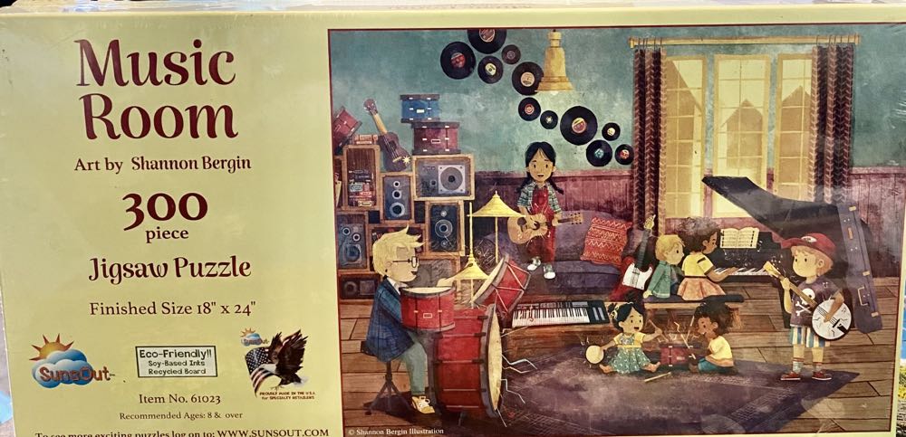 The Music Room - SunsOut puzzle collectible [Barcode 796780610231] - Main Image 2