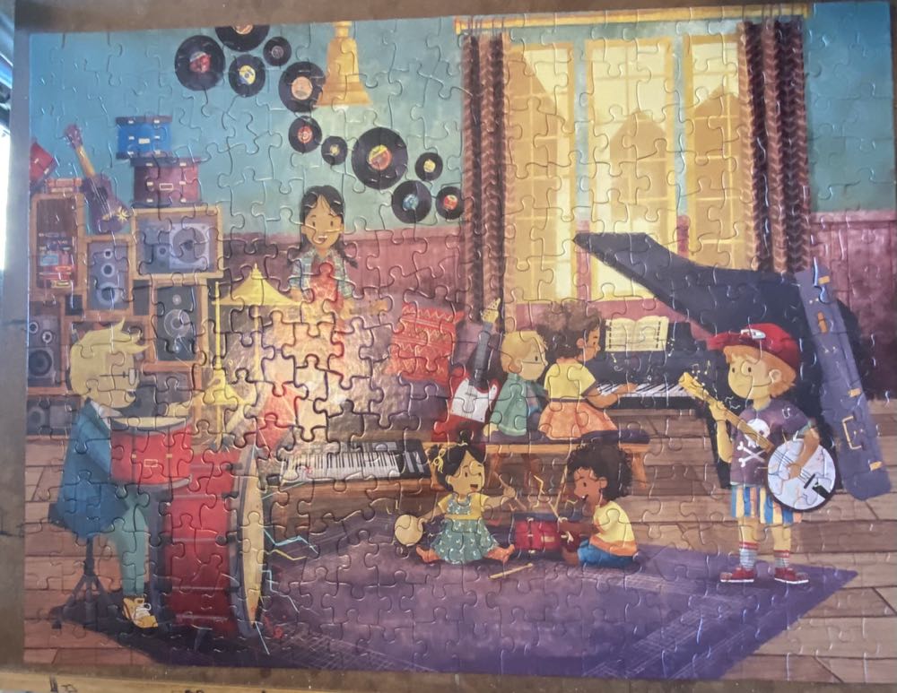The Music Room - SunsOut puzzle collectible [Barcode 796780610231] - Main Image 3