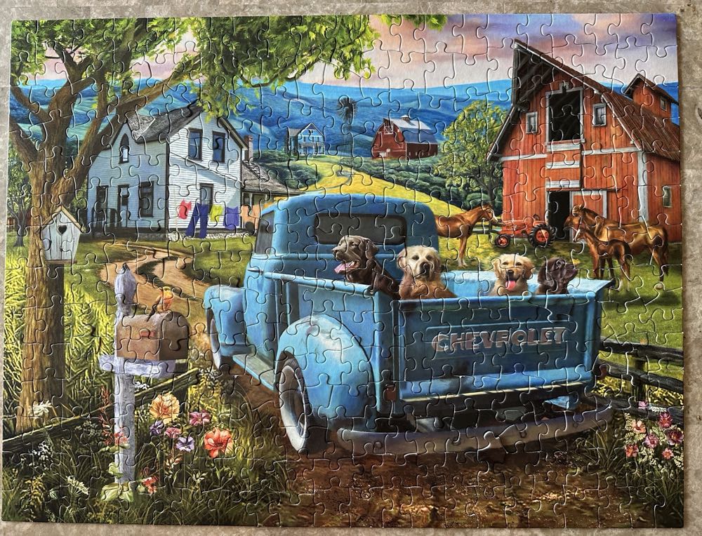 Sunsout Inc Joy Ride 300 Pc Jigsaw Puzzle By Artist: Tom Wood Finished Size 18” X 24” Mpn# 29784 - SunsOut puzzle collectible [Barcode 796780297845] - Main Image 3