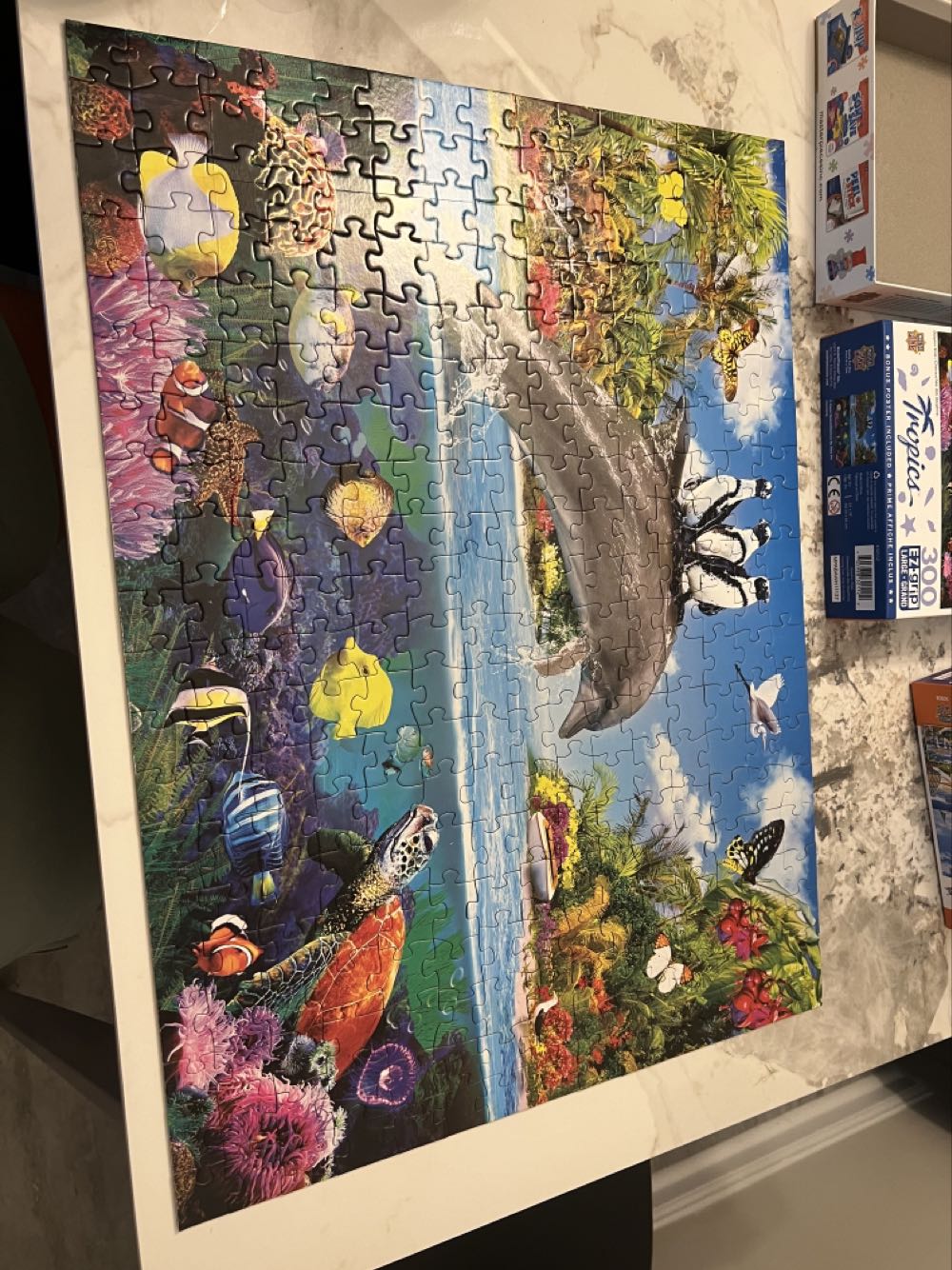 Dolphin Ride - MasterPieces puzzle collectible [Barcode 705988321122] - Main Image 2