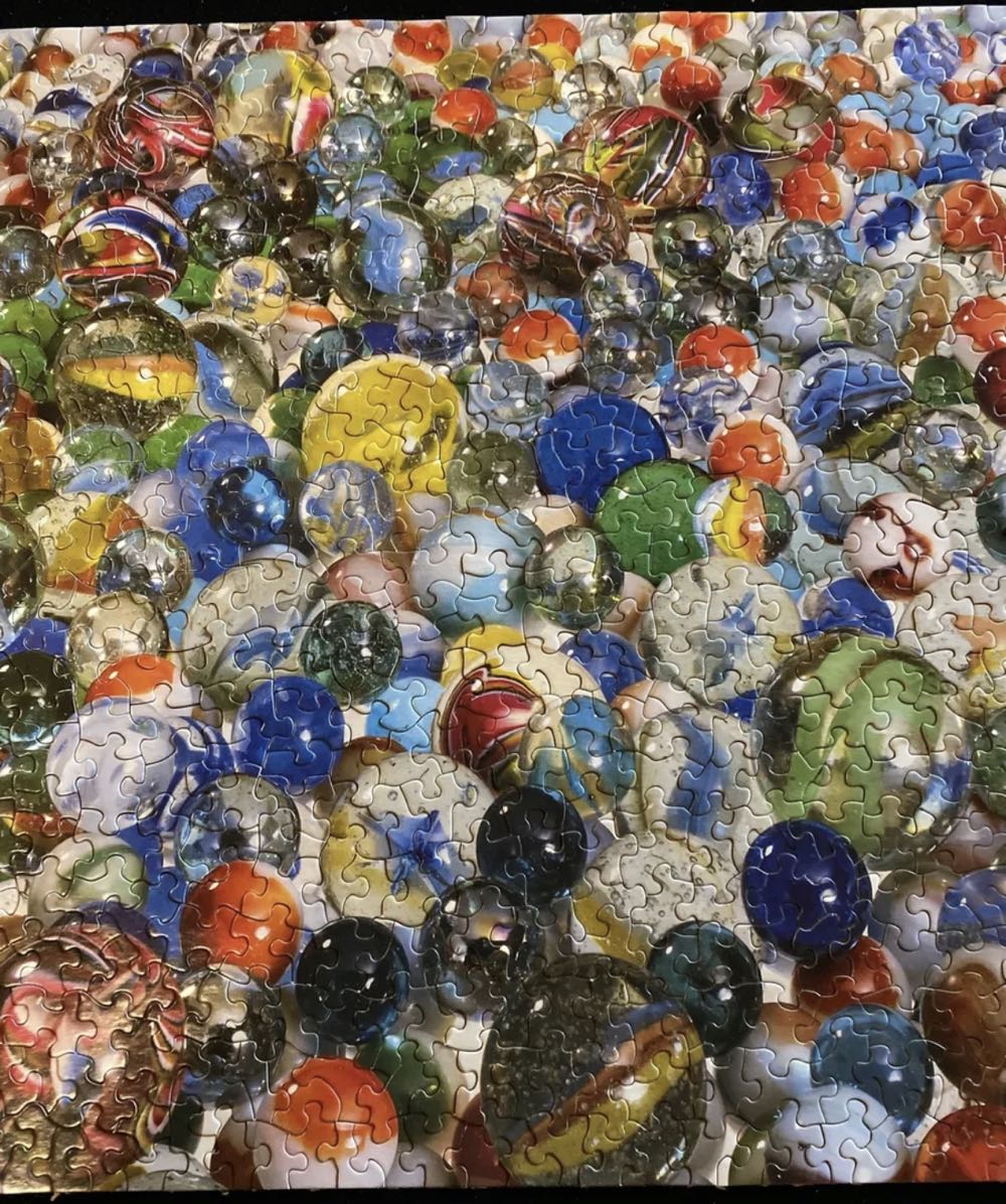 Marbles!-SOLD - Springbok puzzle collectible - Main Image 3
