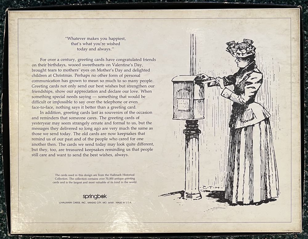 Best Wishes, Always-SOLD - Springbok puzzle collectible - Main Image 2