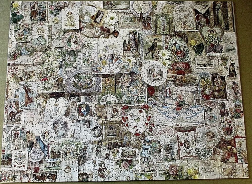 Best Wishes, Always-SOLD - Springbok puzzle collectible - Main Image 4