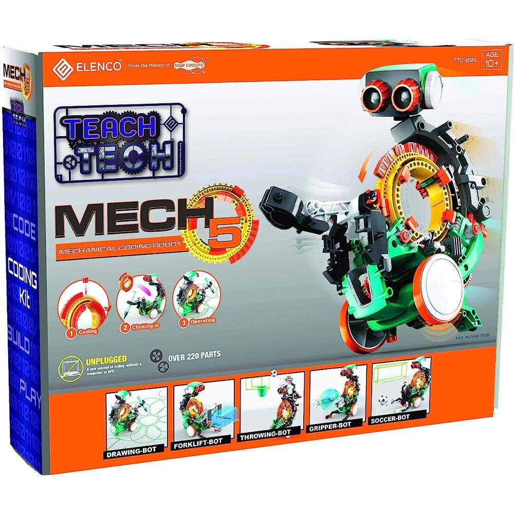 Snap Circuits Teach Tech Mech 5 Mechanical Coding Robot  puzzle collectible [Barcode 756619012681] - Main Image 2