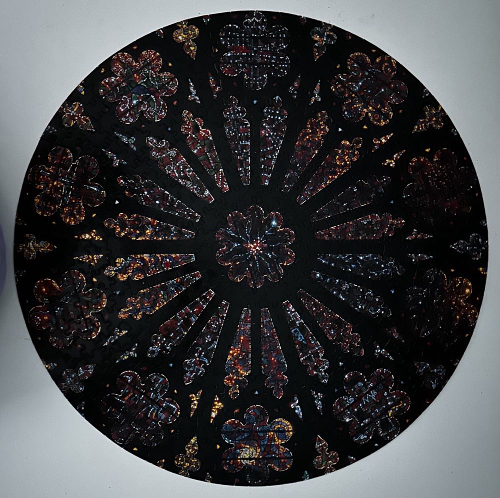 Exquisit Schmid 500pc Round National Cathedral West Rose Window - Schmid puzzle collectible [Barcode 099252900862] - Main Image 3
