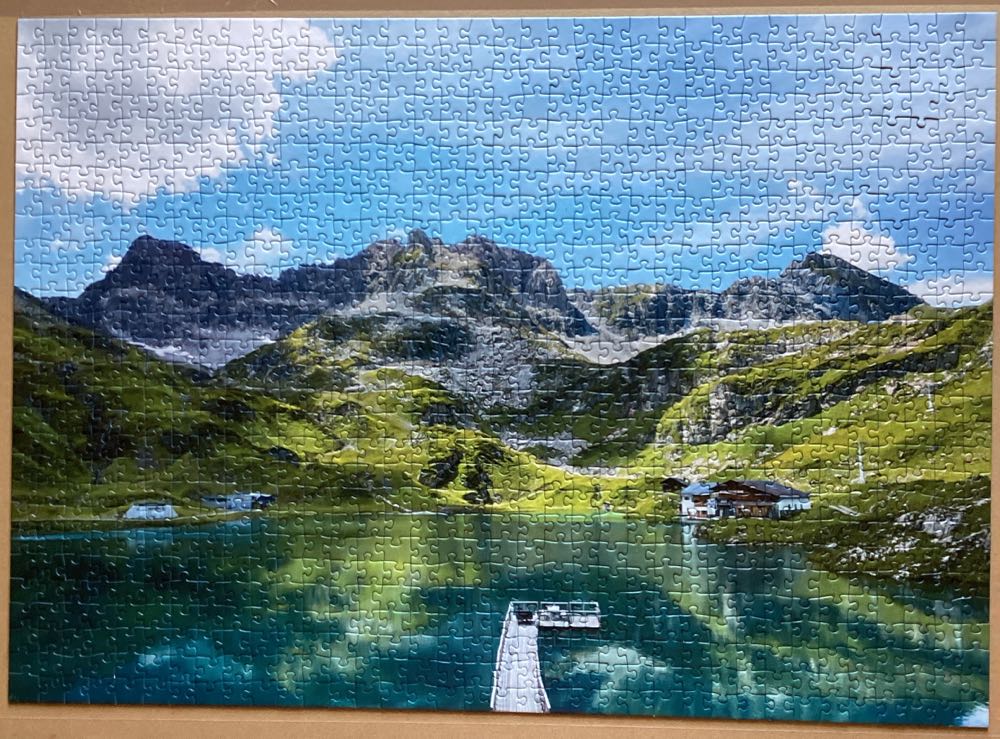 Österreich ,Zeurser See In Vorarlberg - Ravensburger puzzle collectible [Barcode 4005556171743] - Main Image 2