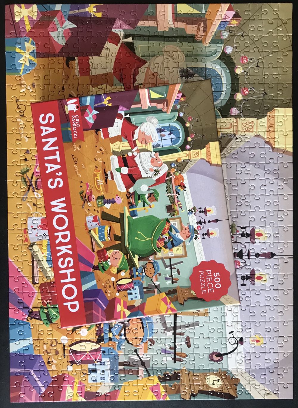Santa’s Workshop Puzzle - Gibbs Smith puzzle collectible [Barcode 9781423658931] - Main Image 3