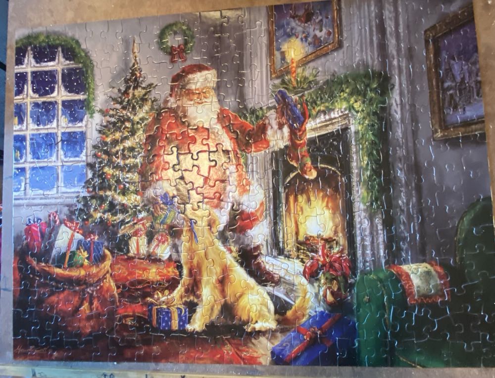 0113 SunsOut: Helping Santa - SunsOut puzzle collectible [Barcode 796780606203] - Main Image 2