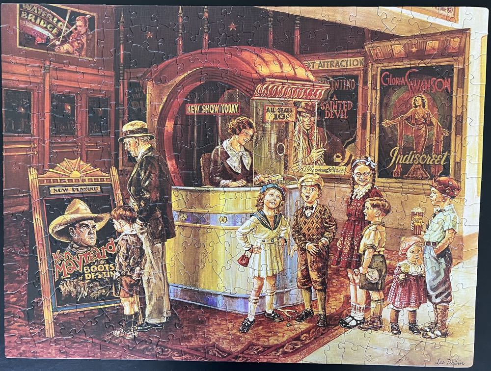 Saturday Matinee - 418, 6/22/23 - Cobble Hill puzzle collectible [Barcode 625012543286] - Main Image 2