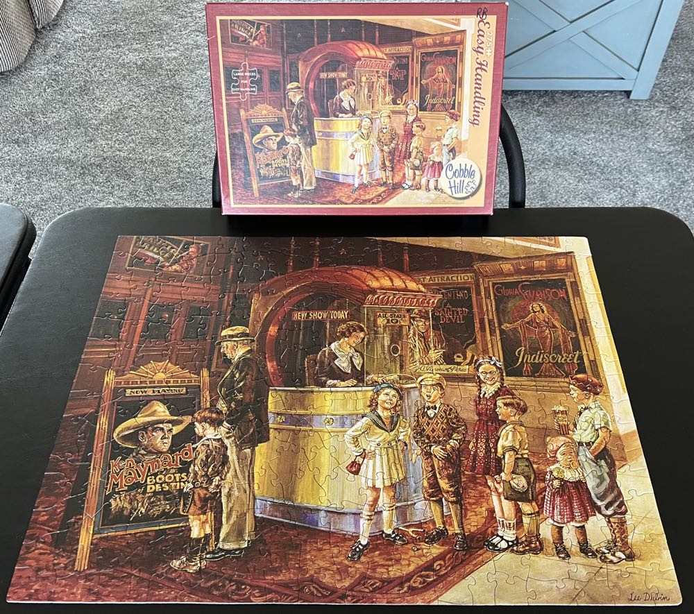 Saturday Matinee - 418, 6/22/23 - Cobble Hill puzzle collectible [Barcode 625012543286] - Main Image 3