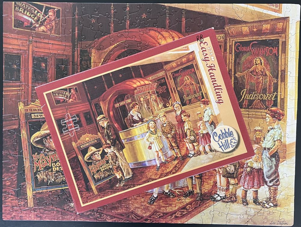 Saturday Matinee - 418, 6/22/23 - Cobble Hill puzzle collectible [Barcode 625012543286] - Main Image 4