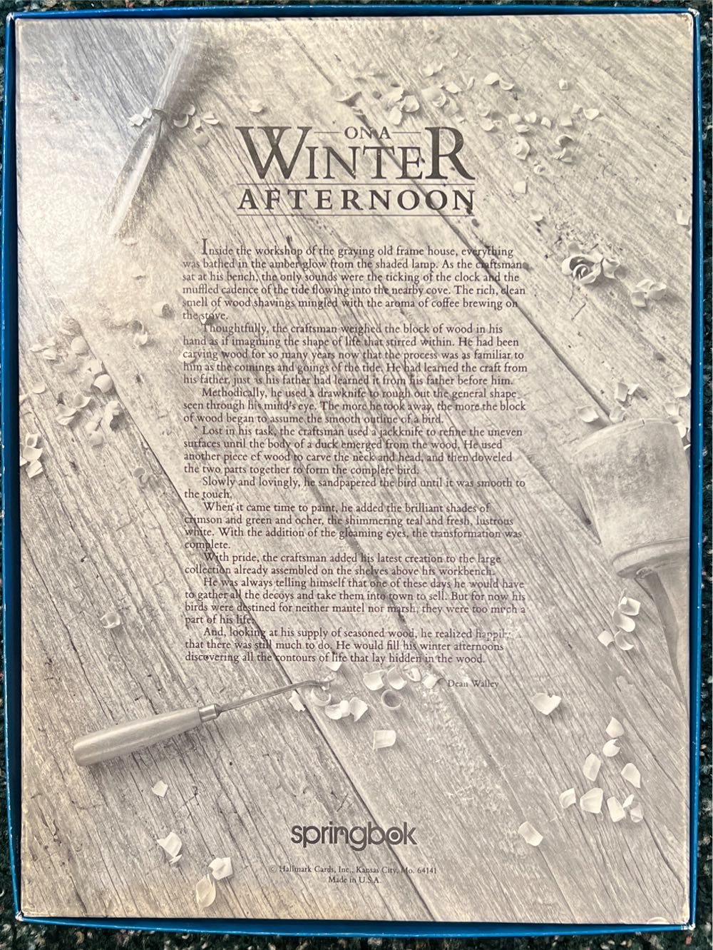 On A Winter Afternoon - Springbok puzzle collectible - Main Image 2