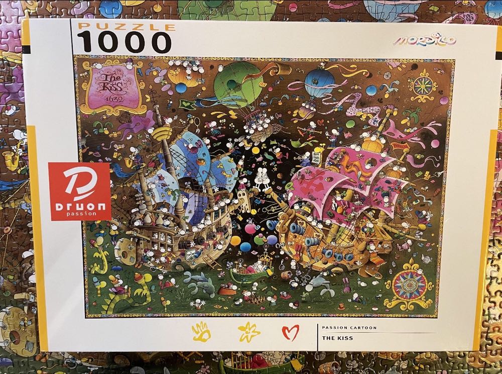 The Kiss/I Love You - Druon Passion puzzle collectible [Barcode 3477069100007] - Main Image 4