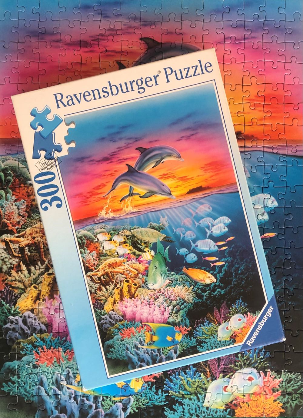 Dolphin Sunset - Ravensburger puzzle collectible - Main Image 4