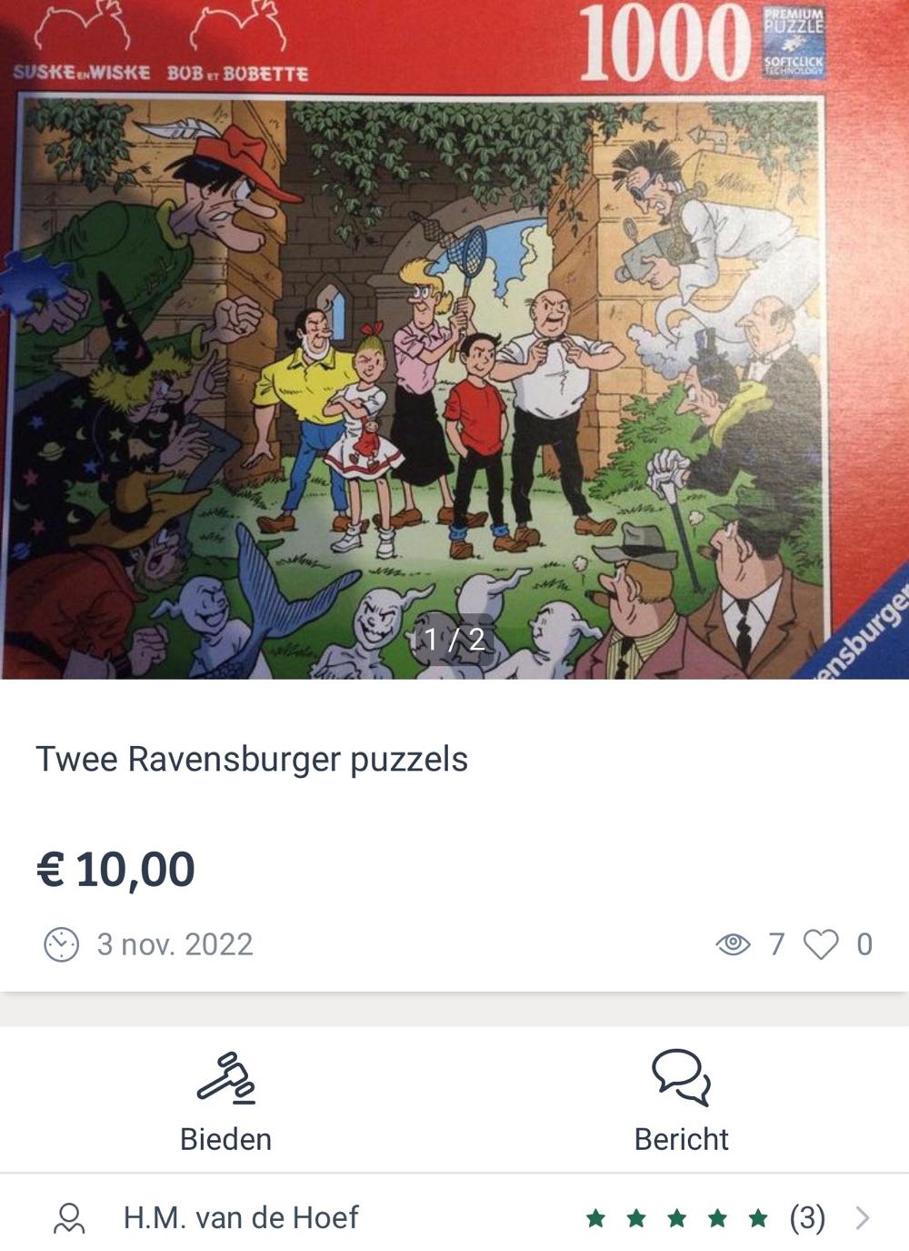 Suske En Wiske Good Vs. Evil NNK Scannen - Ravensburger puzzle collectible - Main Image 4