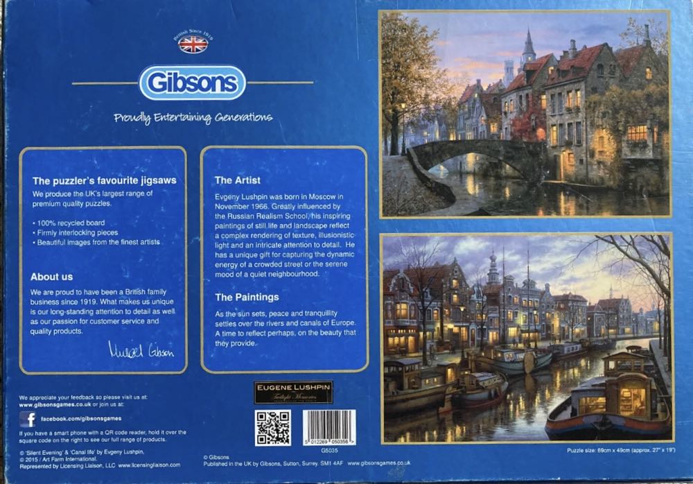 Still Waters - Gibsons puzzle collectible [Barcode 5012269050356] - Main Image 2