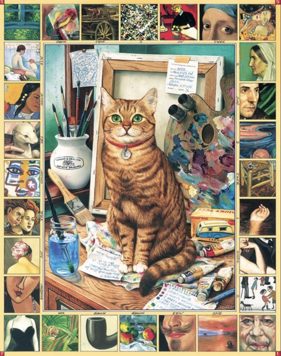 The Artists Cat (CollItem) - Ravensburger puzzle collectible [Barcode 4005556159307] - Main Image 2