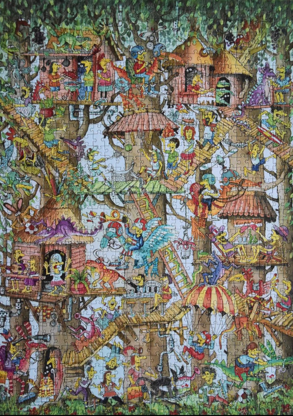 Tree Lodges - Heye Puzzle puzzle collectible [Barcode 4001689299903] - Main Image 3