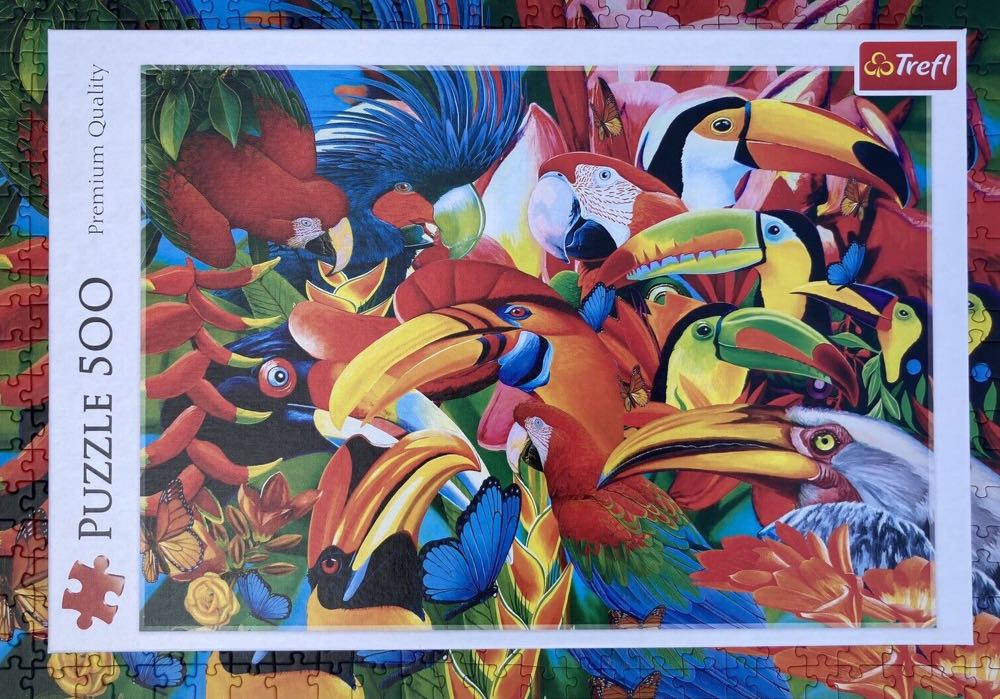 Colorful Birds - Trefl puzzle collectible [Barcode 0787551573862] - Main Image 4