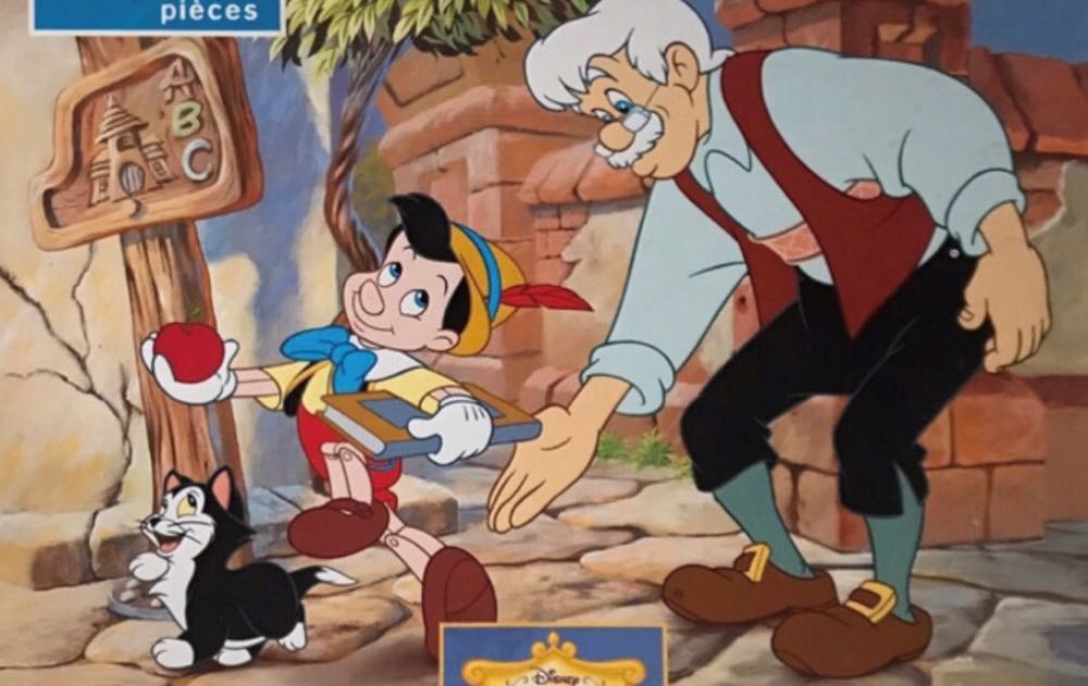 Pinocchios First Day At School🟦 - Ravensburger/Nathan puzzle collectible - Main Image 2