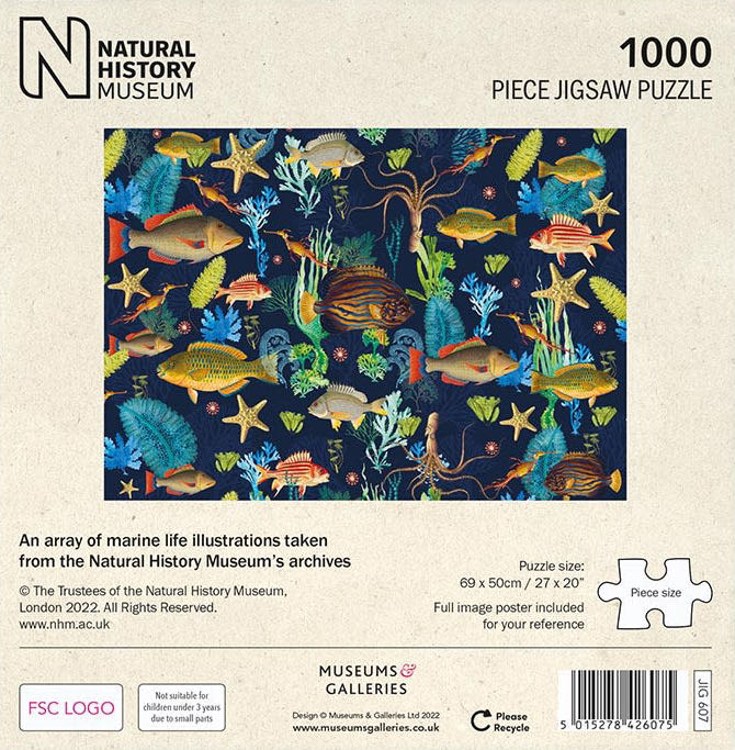 An Array Of Marine - Natural History Meseum puzzle collectible [Barcode 5015278426075] - Main Image 3