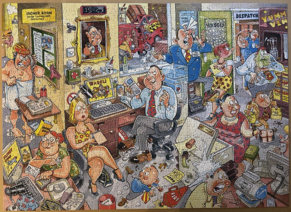 Wasgij Destiny 11 - The Office - Holdson puzzle collectible [Barcode 9414131091348] - Main Image 2