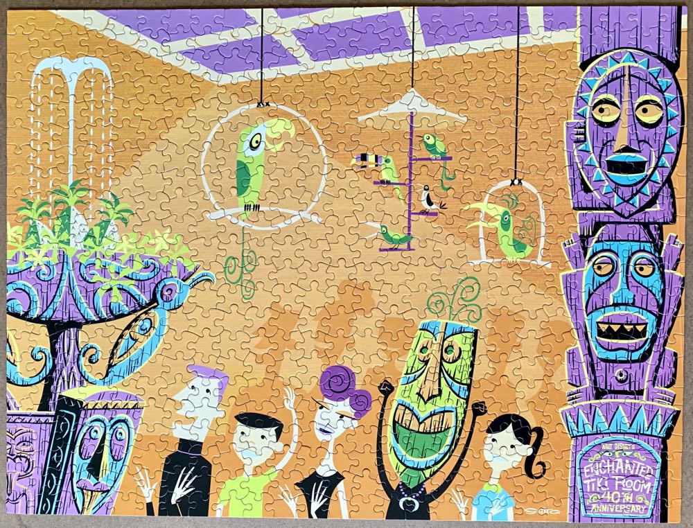 The Enchanted Tiki Room - Disneyland puzzle collectible [Barcode 400007723191] - Main Image 2